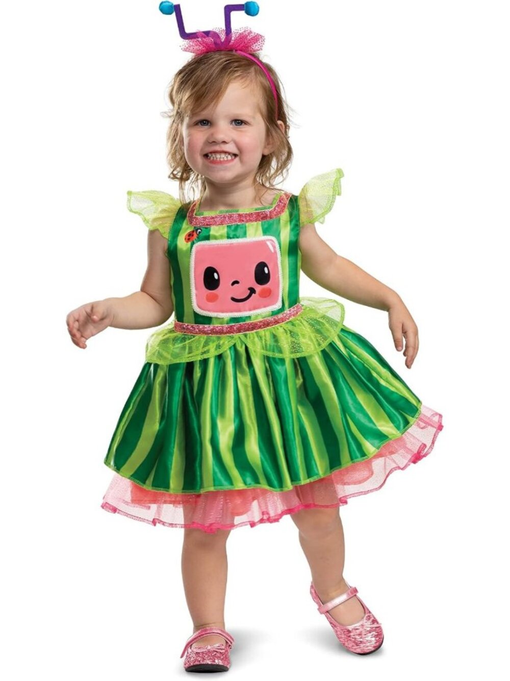 Adorable Toddler Cocomelon Tutu Dress Costume Outfit, Size 3T-4T, Fun Playwear